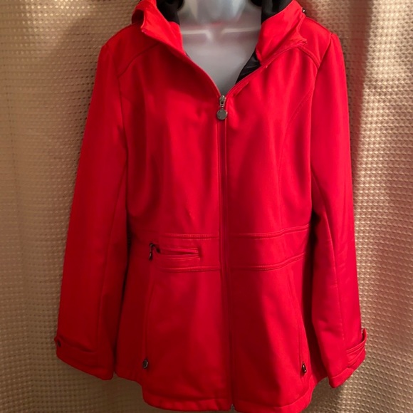 Calvin Klein Jackets & Blazers - Calvin Klein Rain Jacket in Red Size L